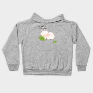 What A Happy Little Sheep | Sleeping Kids Hoodie